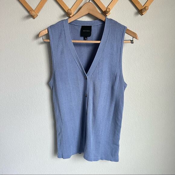 Alex Marie Periwinkle Knit Vest Size XL - Picture 3 of 8
